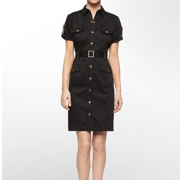 Calvin Klein | Dresses | Calvin Klein Utility Short Sleeve Shirt Dress |  Poshmark